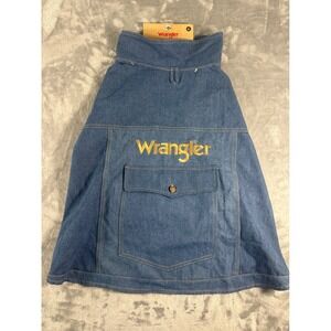 Wrangler Pet Apparel Denim Dog Jacket Vest Blue XL New With Tags
